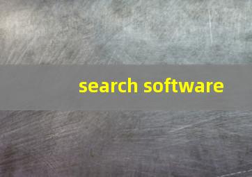 search software